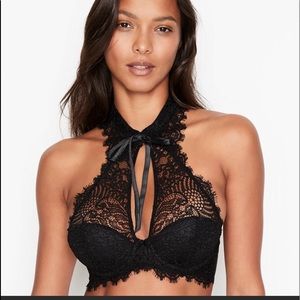DREAM ANGELS Lace and collar Demi bra top